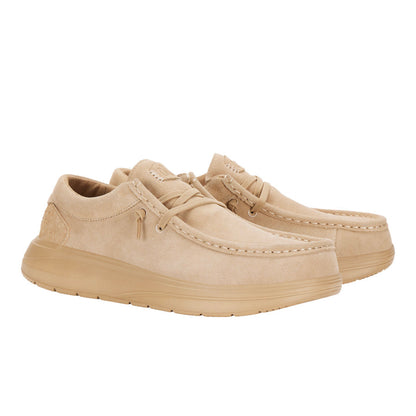 Women Wendy Comf Suede - Tan | HEYDUDE