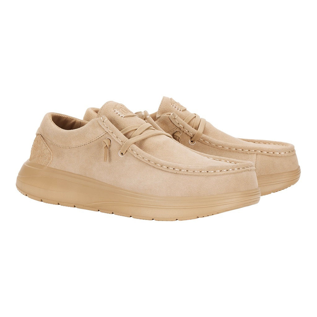 Men Wally Comf Suede - Tan | HEYDUDE