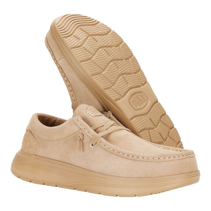Men Wally Comf Suede - Tan | HEYDUDE