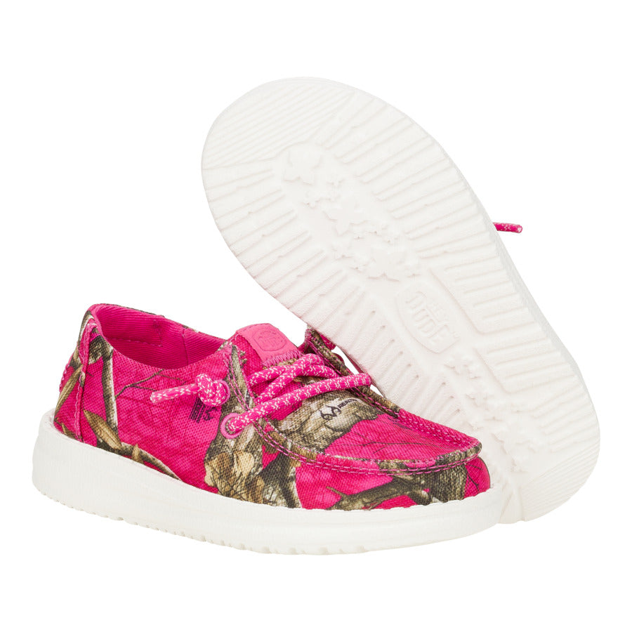 Kids Wendy Toddler Realtree Edge® Colors - Taffy Pink/Multi | HEYDUDE