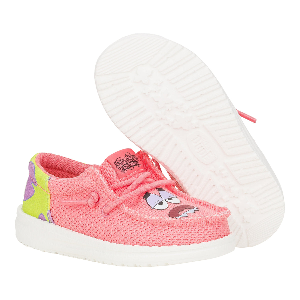 Kids Wally Funk Toddler SpongeBob Patrick - Pink/Green | HEYDUDE
