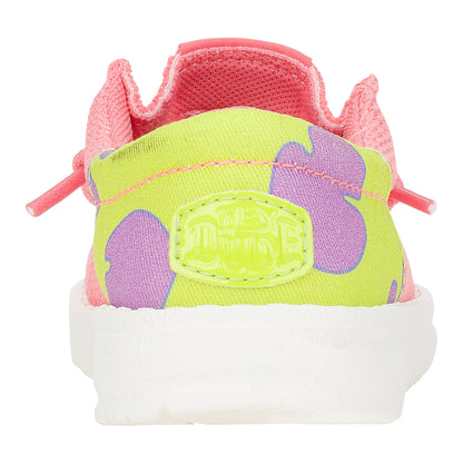 Kids Wally Funk Toddler SpongeBob Patrick - Pink/Green | HEYDUDE