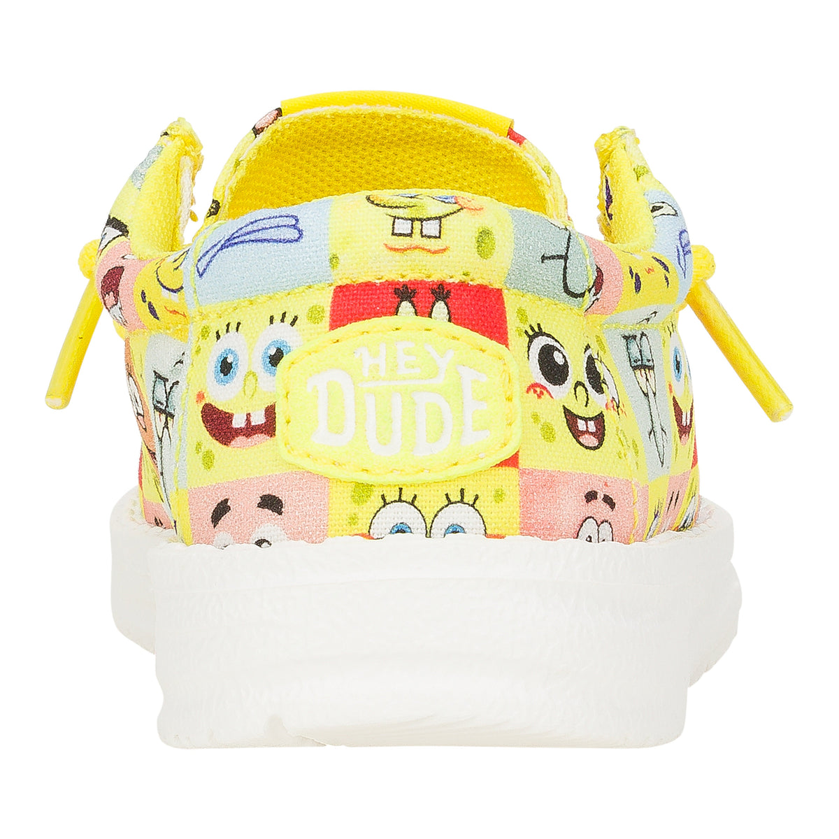 Kids Wally Toddler SpongeBob Faces - Cyber Yellow/Multi | HEYDUDE