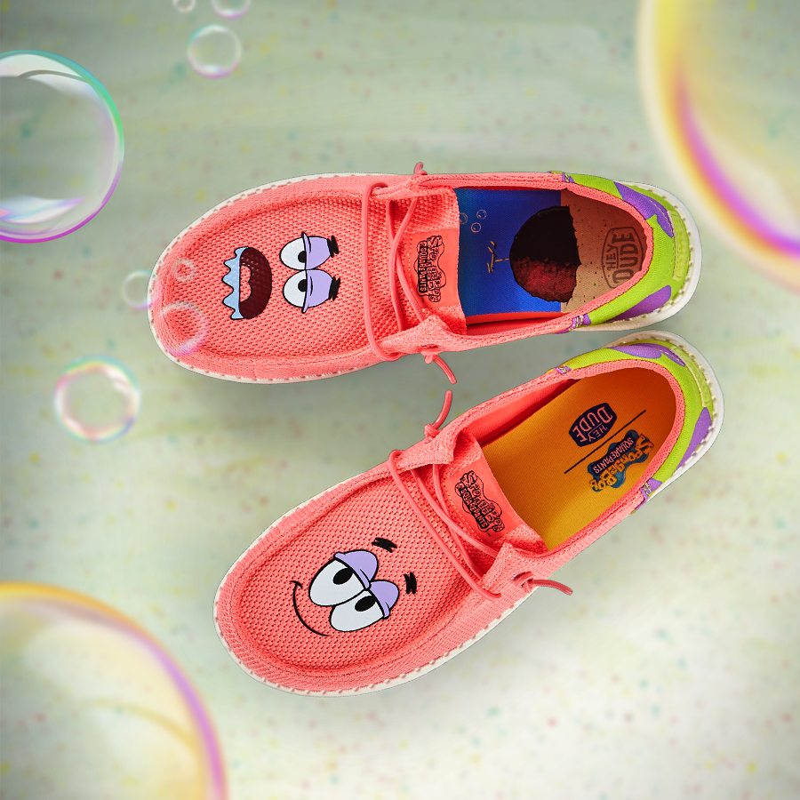Women Wendy Funk SpongeBob Patrick - Pink/Green | HEYDUDE