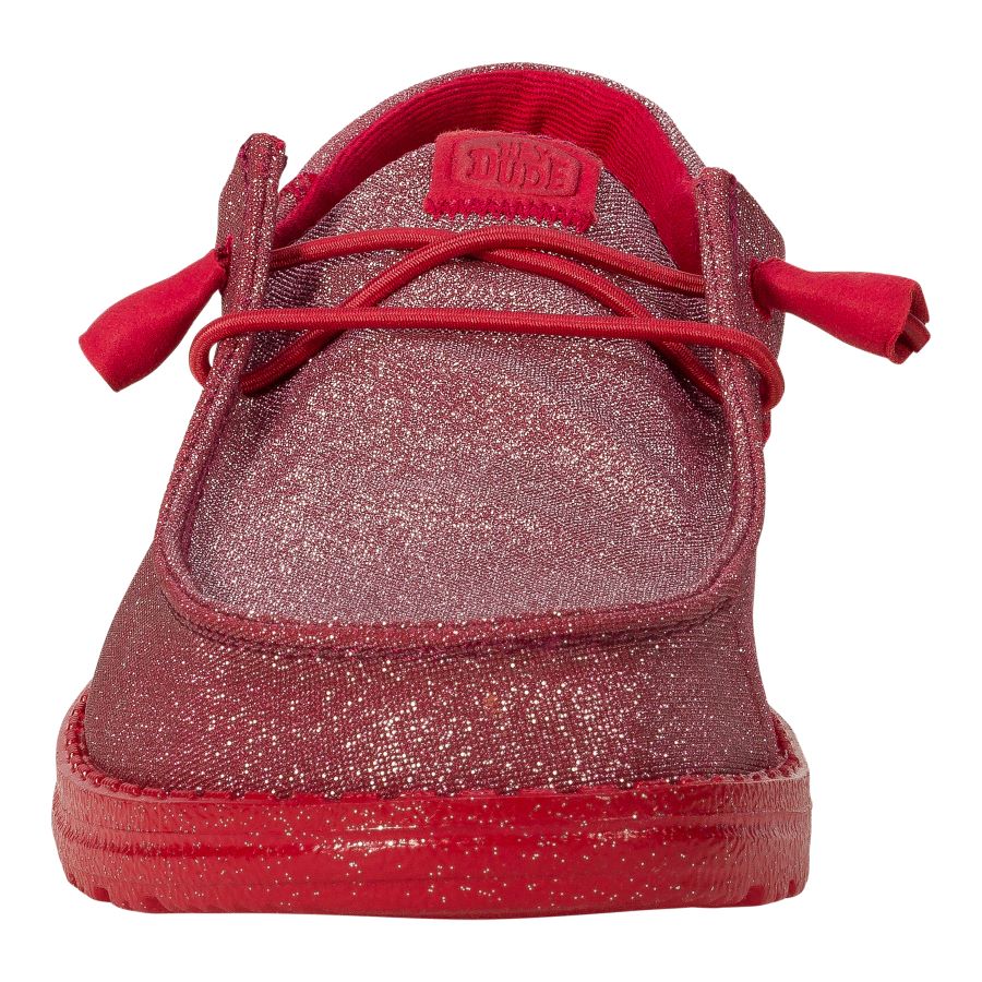 Women Wendy Funk Mono Sparkle - Holiday Red | HEYDUDE