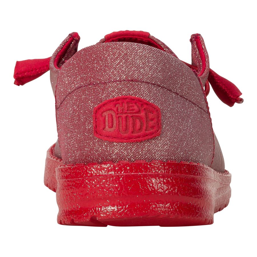 Women Wendy Funk Mono Sparkle - Holiday Red | HEYDUDE