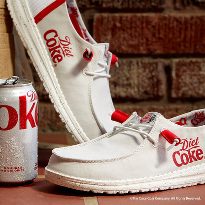 Men Wally Diet Coke - True Grey/Red | HEYDUDE