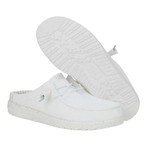 Men Wally Slip Stretch Sox - White | HEYDUDE