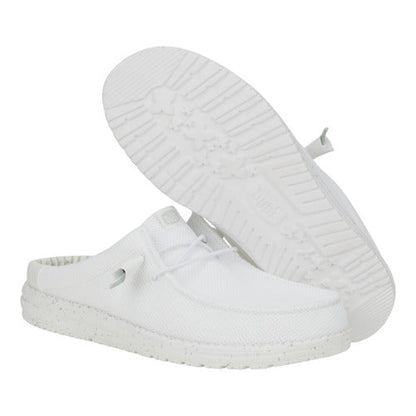 Men Wally Slip Stretch Sox - White | HEYDUDE