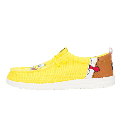 Men Wally Funk SpongeBob - Brown/Yellow | HEYDUDE