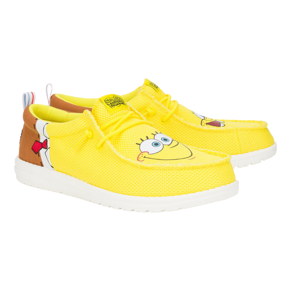 Men Wally Funk SpongeBob - Brown/Yellow | HEYDUDE