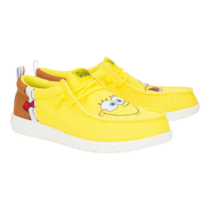 Men Wally Funk SpongeBob - Brown/Yellow | HEYDUDE