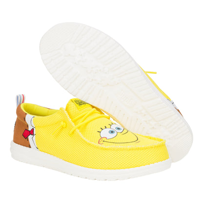 Men Wally Funk SpongeBob - Brown/Yellow | HEYDUDE