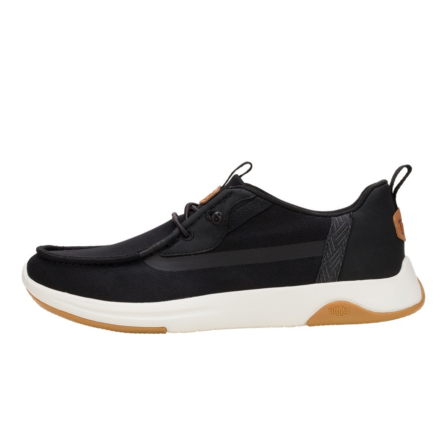 Men Wally Drift Mesh - Black/White | HEYDUDE