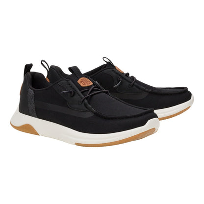 Men Wally Drift Mesh - Black/White | HEYDUDE