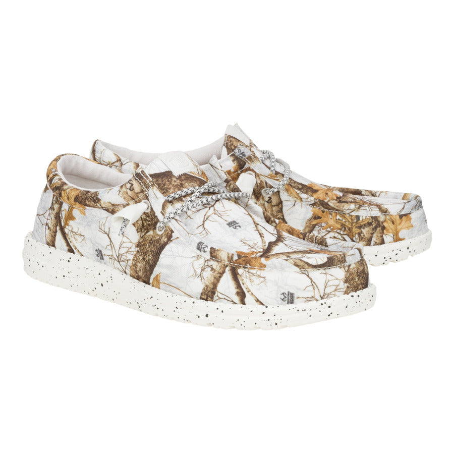 Men Wally Realtree Edge® Colors - White/Camo | HEYDUDE