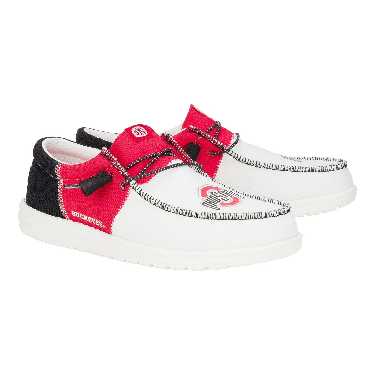 Men Men's Wally Tri The Ohio State - Ohio State Red/Black | HEYDUDE