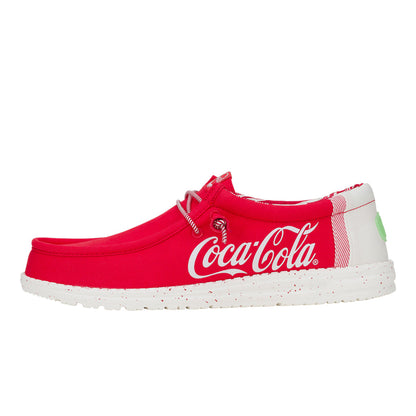 Men Wally Coke - True Red/White | HEYDUDE