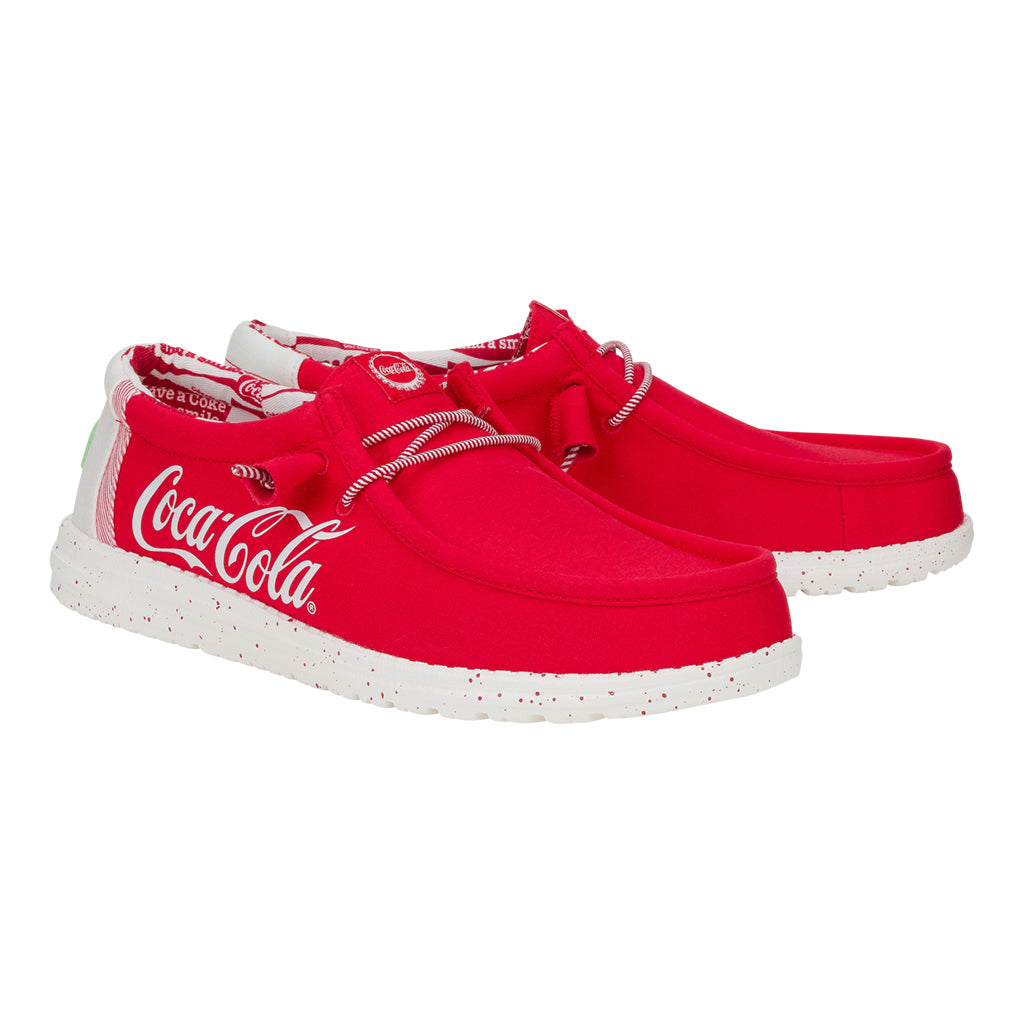 Men Wally Coke - True Red/White | HEYDUDE