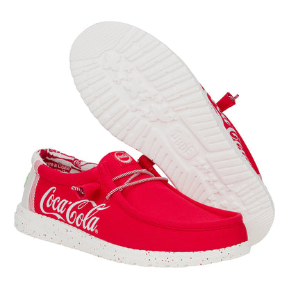 Men Wally Coke - True Red/White | HEYDUDE