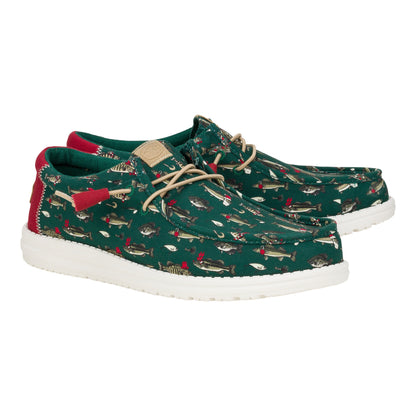 Men Wally Merry Fishmas Lure - Multi/Green | HEYDUDE