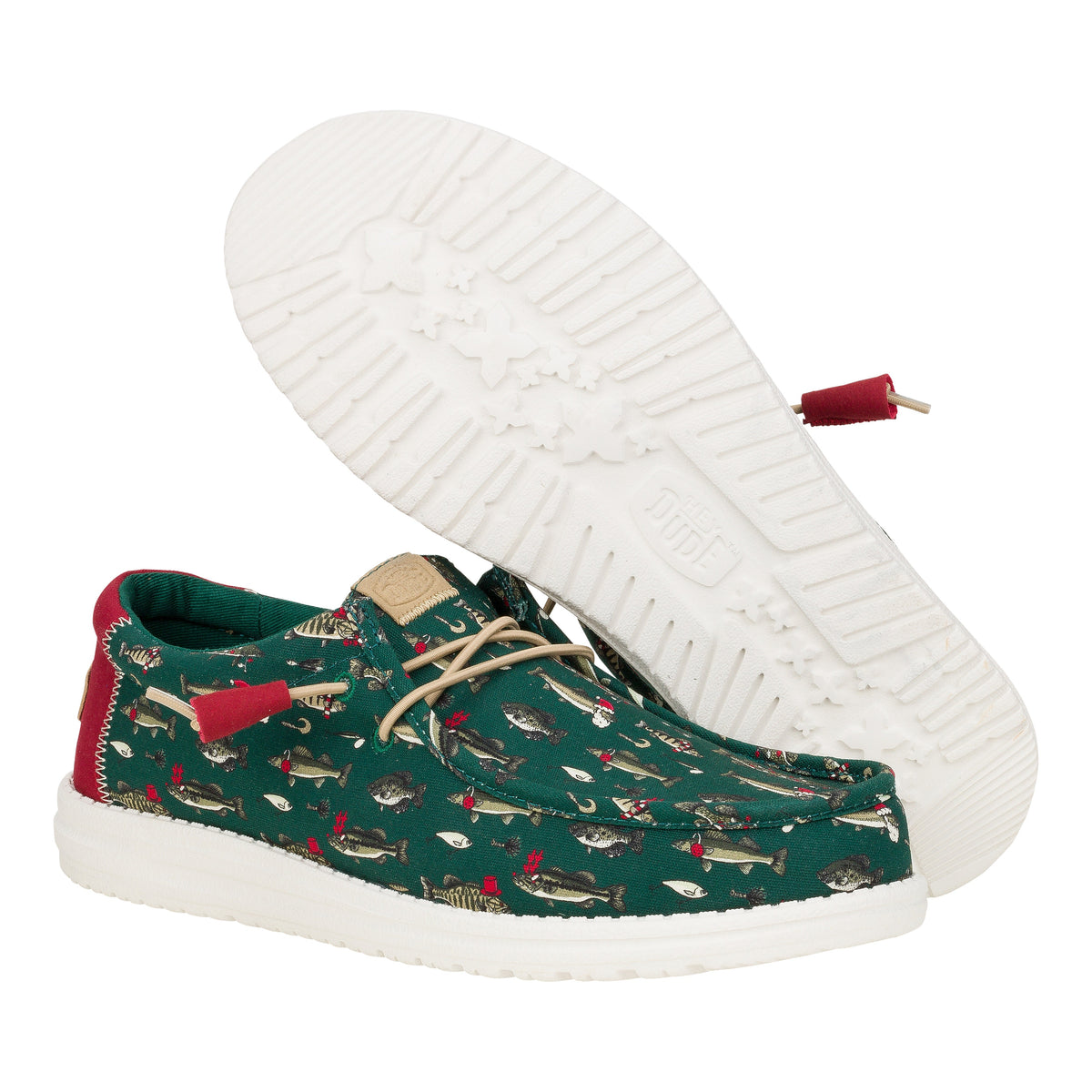 Men Wally Merry Fishmas Lure - Multi/Green | HEYDUDE