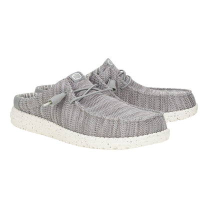 Men Wally Slip Stretch Sox - Granite Grey | HEYDUDE