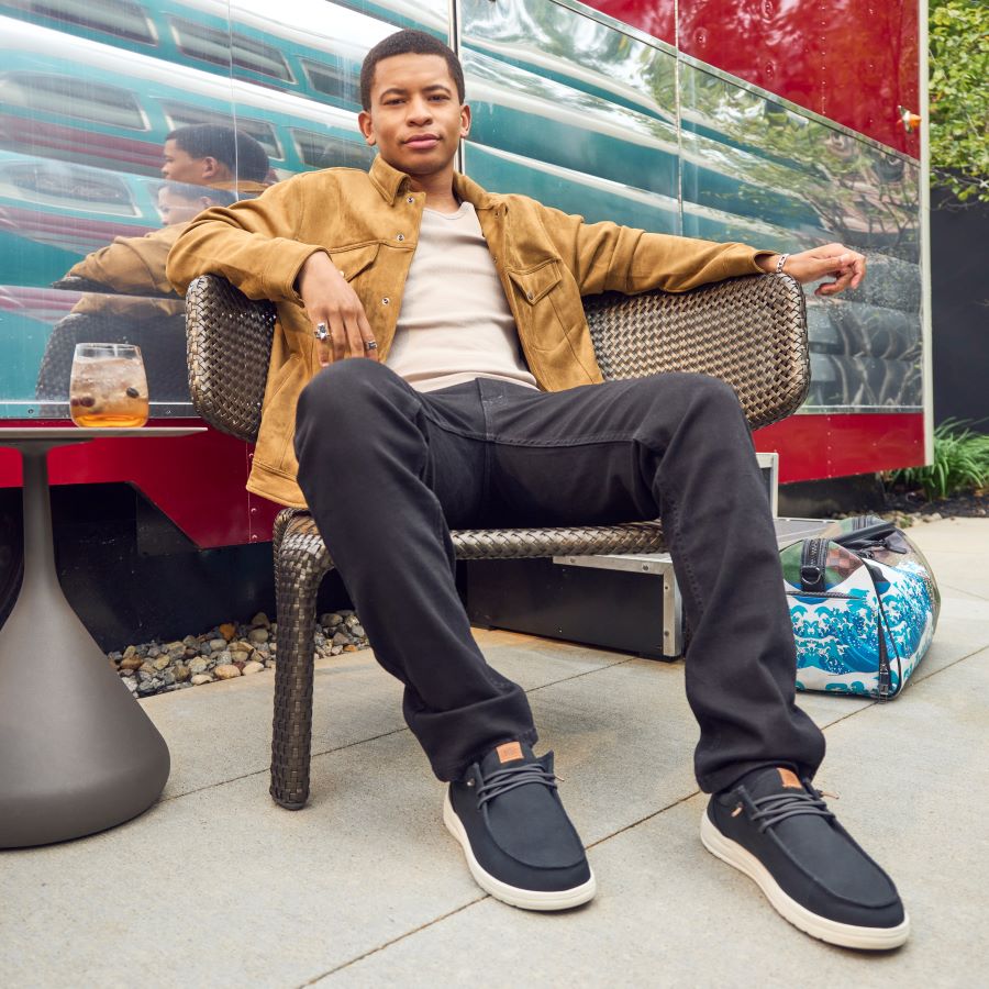 Men Paul Canvas - Black | HEYDUDE