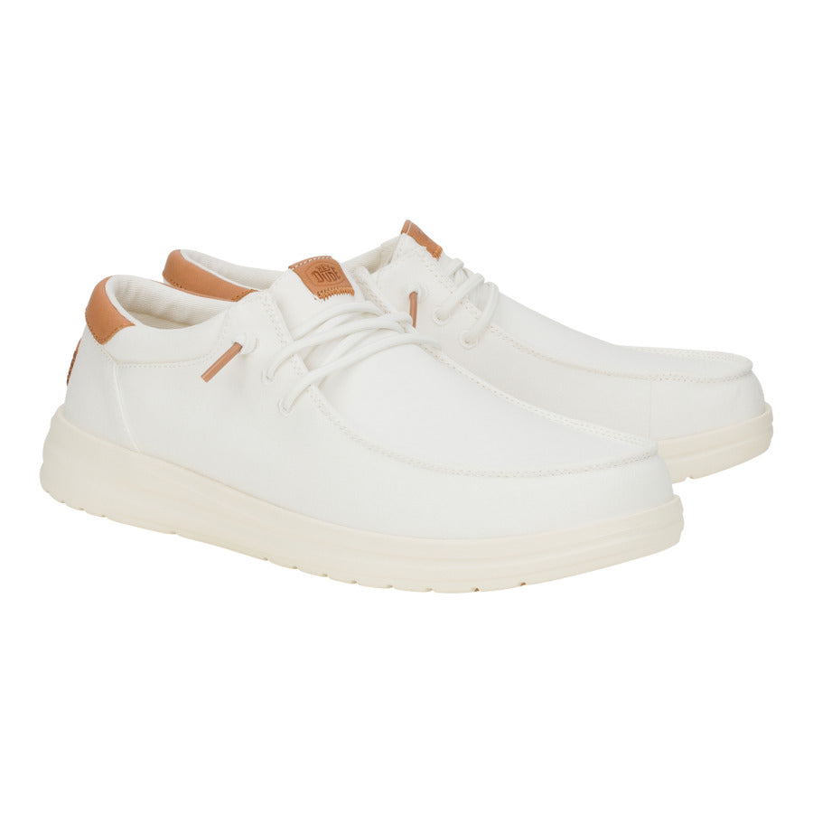 Men Paul Canvas - White | HEYDUDE
