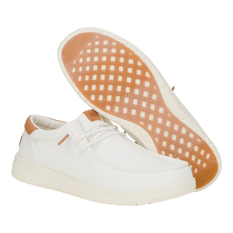 Men Paul Canvas - White | HEYDUDE