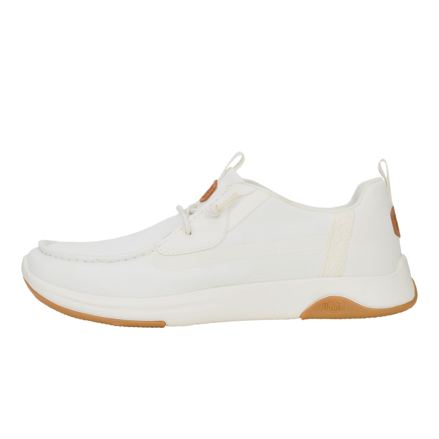 Men Wally Drift Mesh - White | HEYDUDE