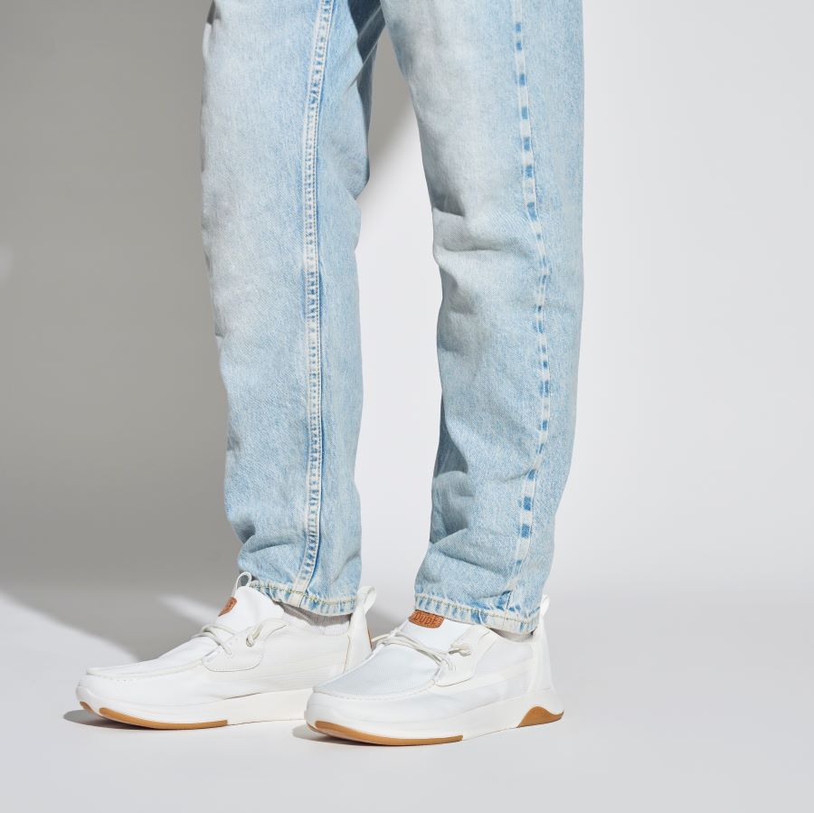 Men Wally Drift Mesh - White | HEYDUDE