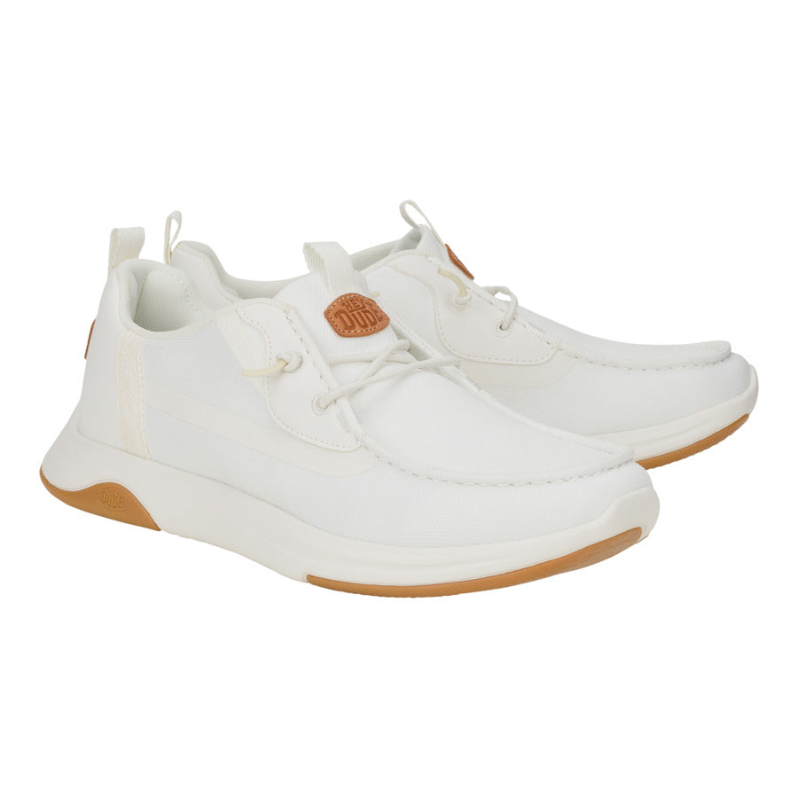 Men Wally Drift Mesh - White | HEYDUDE
