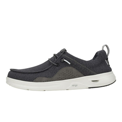 Men Wally Hey2O Mesh - Black/Monument Grey | HEYDUDE