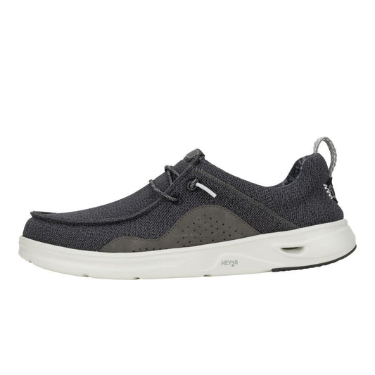 Men Wally Hey2O Mesh - Black/Monument Grey | HEYDUDE