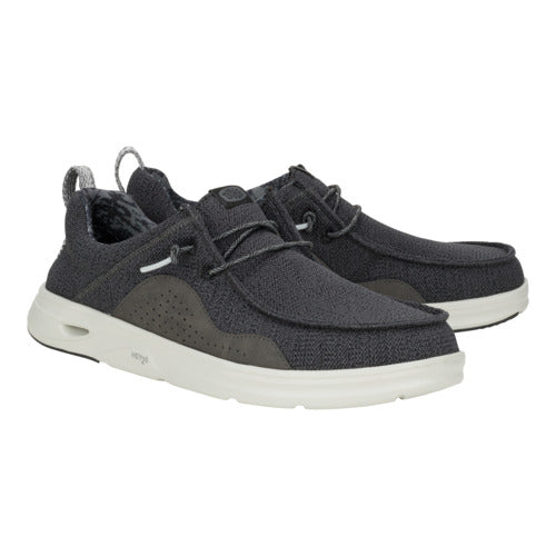 Men Wally Hey2O Mesh - Black/Monument Grey | HEYDUDE