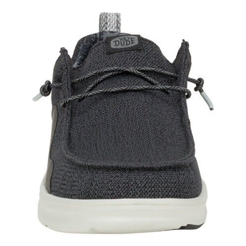 Men Wally Hey2O Mesh - Black/Monument Grey | HEYDUDE