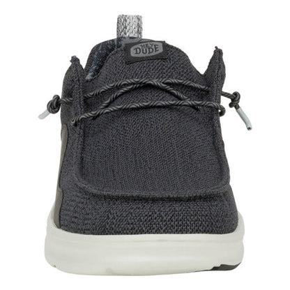 Men Wally Hey2O Mesh - Black/Monument Grey | HEYDUDE
