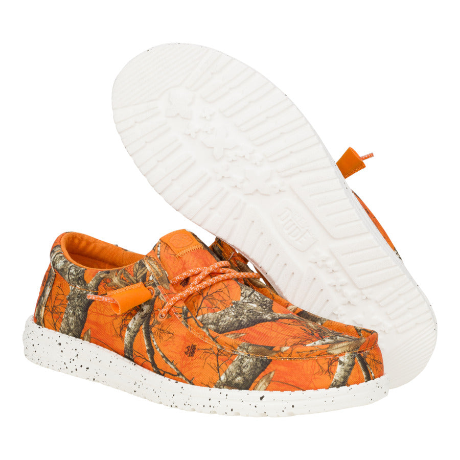 Men Wally Realtree Edge® Colors - Orange Hunting Camo | HEYDUDE