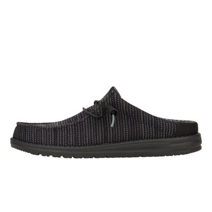 Men Wally Slip Stretch Sox - Black | HEYDUDE