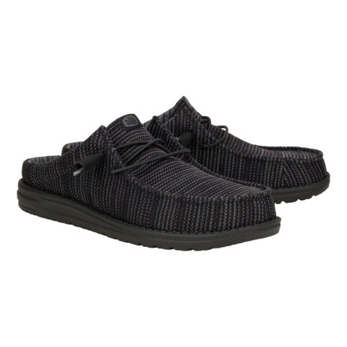 Men Wally Slip Stretch Sox - Black | HEYDUDE