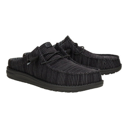 Men Wally Slip Stretch Sox - Black | HEYDUDE