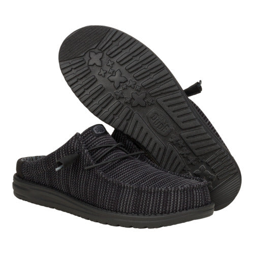 Men Wally Slip Stretch Sox - Black | HEYDUDE