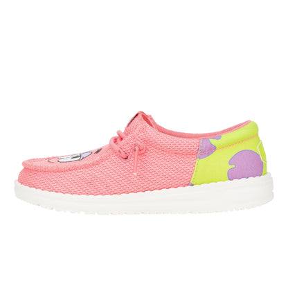 Kids Wally Funk Youth SpongeBob Patrick - Pink/Green | HEYDUDE