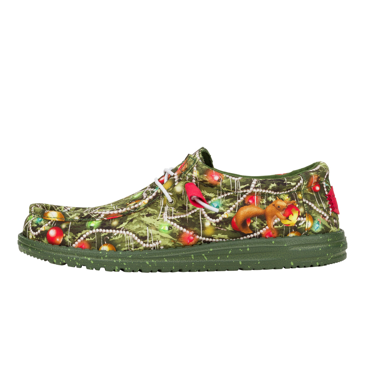Men Wally Christmas Vacation - Christmas Green/Multi | HEYDUDE