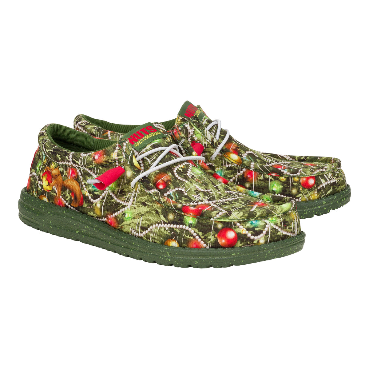 Men Wally Christmas Vacation - Christmas Green/Multi | HEYDUDE