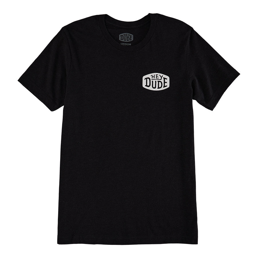 Women HEYDUDE Buckle Tee - Black | HEYDUDE