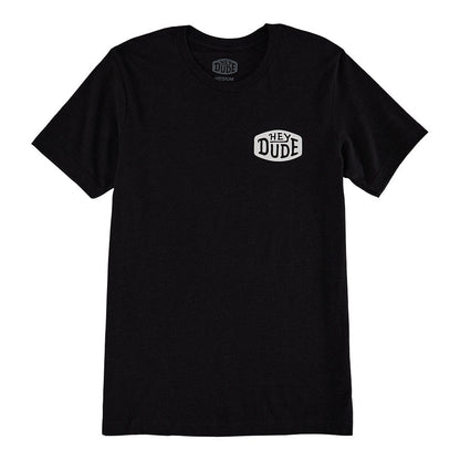 Women HEYDUDE Buckle Tee - Black | HEYDUDE