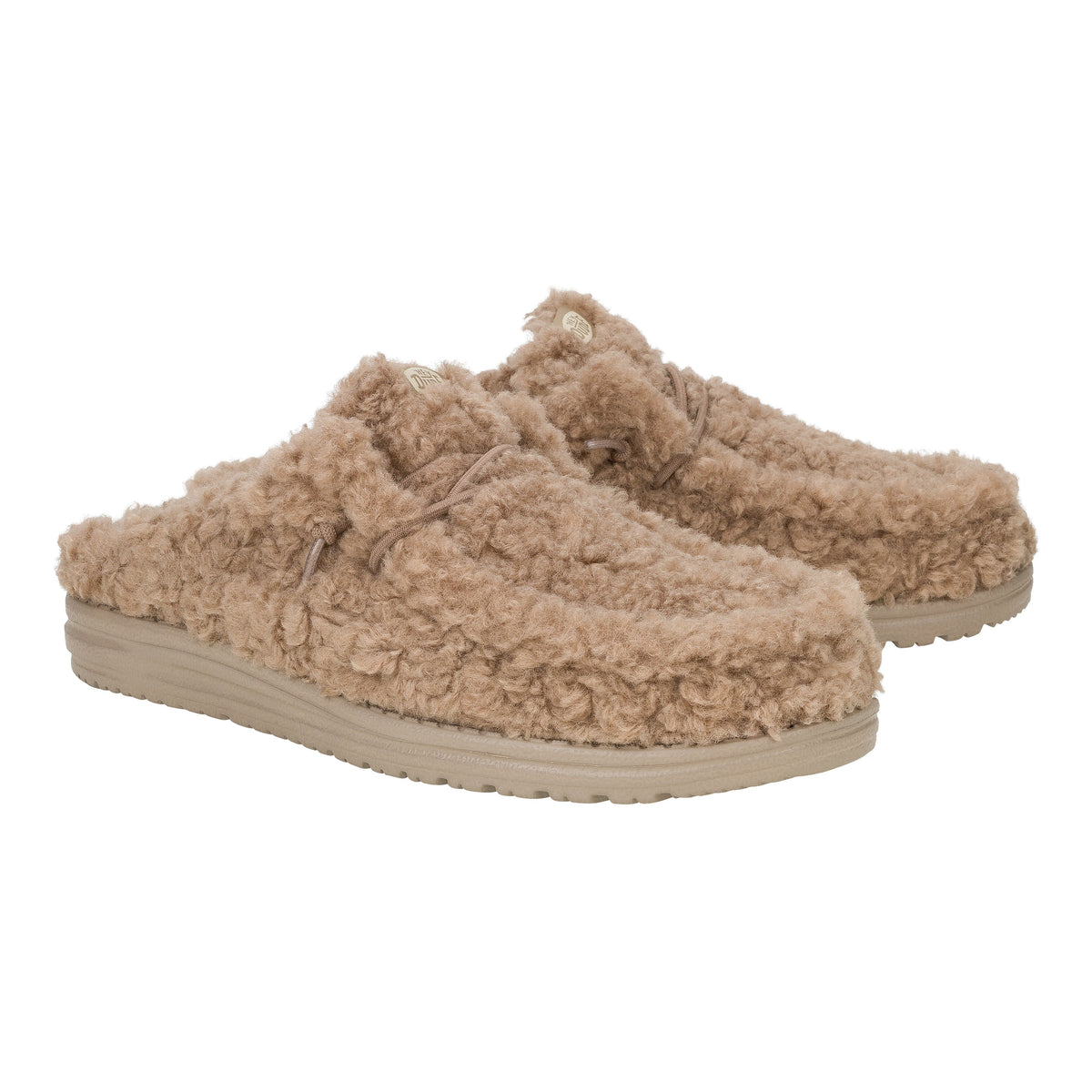 Men Wally Slipper - Cozy Timber Wolf | HEYDUDE