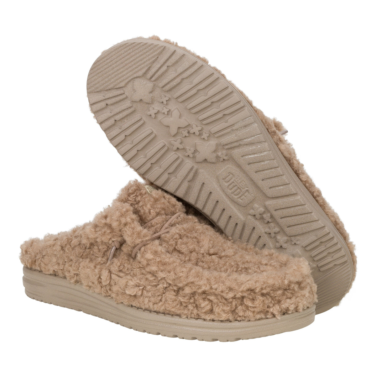 Men Wally Slipper - Cozy Timber Wolf | HEYDUDE